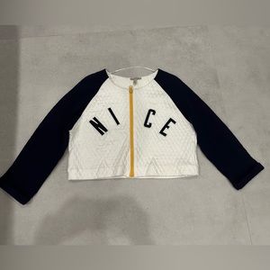 Zara “NICE” zipper jacket
